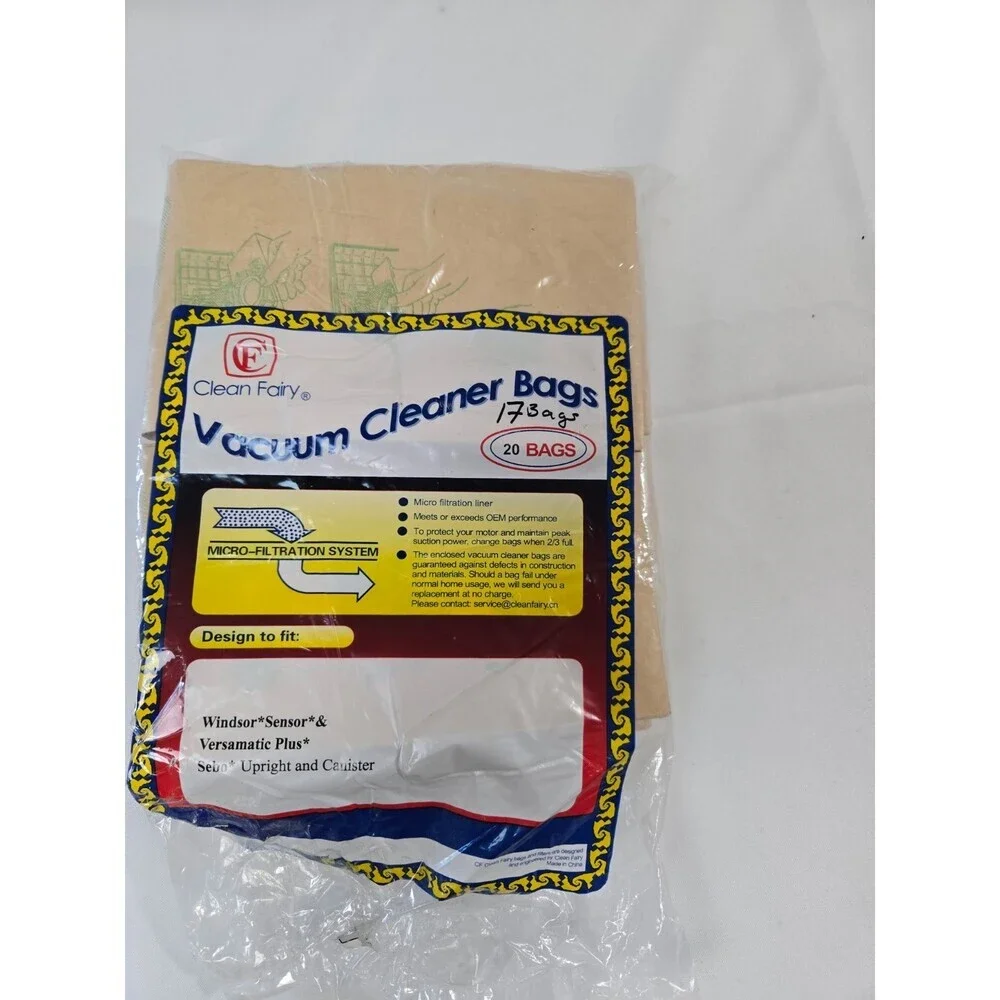 17 Pack Clean Fairy Vacuum Cleaner Bags New, Bissell 1&7/Samsung 5000/7000
